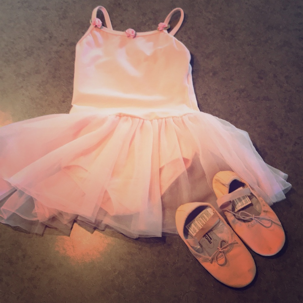 Ballet tutu and slippers